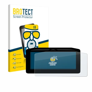 Front side of a product packaging with the brand logo BROTECT. Next to it is the device Ducati XDiavel V4 2025 Speedometer dis