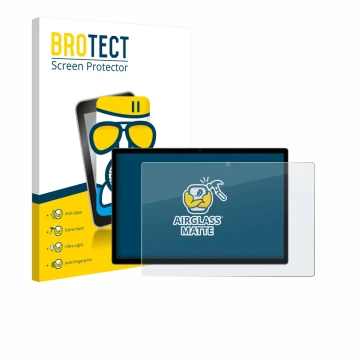 Front side of a product packaging with the brand logo BROTECT. Next to it is the device Foruser U310-EEA 14