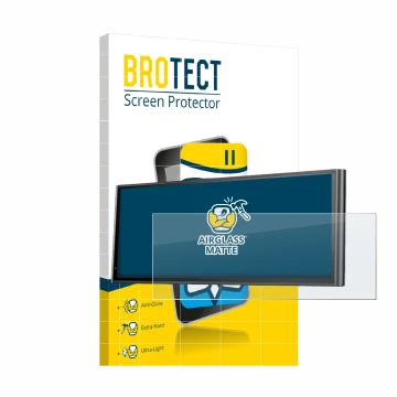 Front side of a product packaging with the brand logo BROTECT. Next to it is the device Krunia 9.26