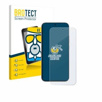 Front side of a product packaging with the brand logo BROTECT. Next to it is the device Oppo Reno 15 Pro shown with the corres