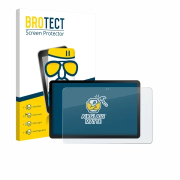 Front side of a product packaging with the brand logo BROTECT. Next to it is the device Ainmel G9 11.5