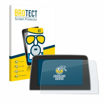 Front side of a product packaging with the brand logo BROTECT. Next to it is the device Ford Puma 2019 - 2023 shown with the c
