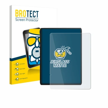 Front side of a product packaging with the brand logo BROTECT. Next to it is the device Ugee UT3 14.25