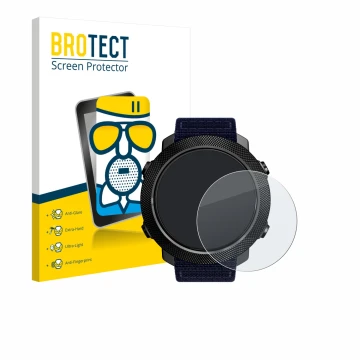 Front side of a product packaging with the brand logo BROTECT. Next to it is the device North Edge Apache 3 shown with the cor