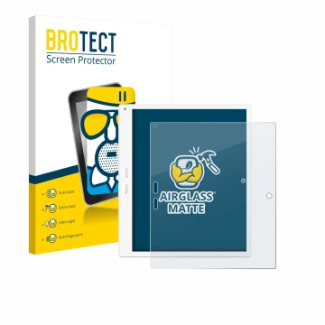 Front side of a product packaging with the brand logo BROTECT. Next to it is the device Bigme B10 10.3