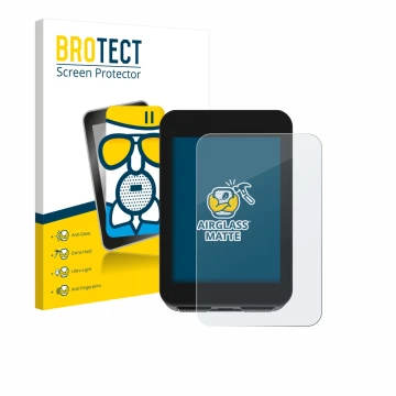 Front side of a product packaging with the brand logo BROTECT. Next to it is the device Bikevee BKV310A 2.4