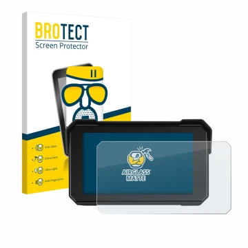 Front side of a product packaging with the brand logo BROTECT. Next to it is the device GOHHDL A4058-AM39DE-GOH 5