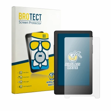 Front side of a product packaging with the brand logo BROTECT. Next to it is the device Xteink X4 Classic (X4 V2) shown with t