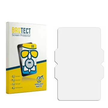 Front side of a product packaging with the brand logo BROTECT. Next to it is the corresponding screen protector.
