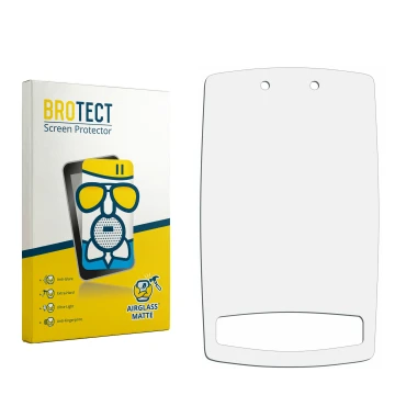 Front side of a product packaging with the brand logo BROTECT. Next to it is the corresponding screen protector.