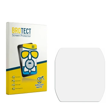 Front side of a product packaging with the brand logo BROTECT. Next to it is the corresponding screen protector.
