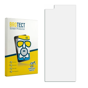 Front side of a product packaging with the brand logo BROTECT. Next to it is the corresponding screen protector.