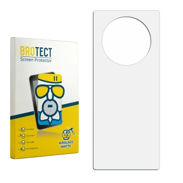 Front side of a product packaging with the brand logo BROTECT. Next to it is the corresponding screen protector.