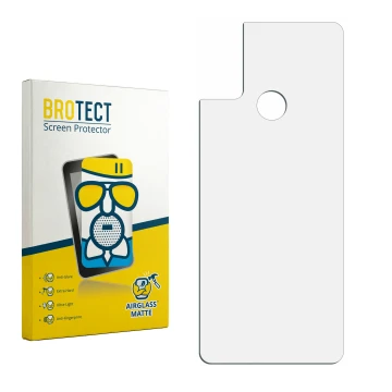 Front side of a product packaging with the brand logo BROTECT. Next to it is the corresponding screen protector.