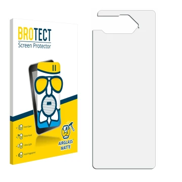 Front side of a product packaging with the brand logo BROTECT. Next to it is the corresponding screen protector.
