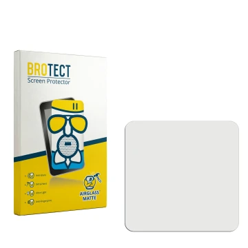 Front side of a product packaging with the brand logo BROTECT. Next to it is the corresponding screen protector.
