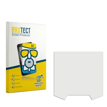 Front side of a product packaging with the brand logo BROTECT. Next to it is the corresponding screen protector.