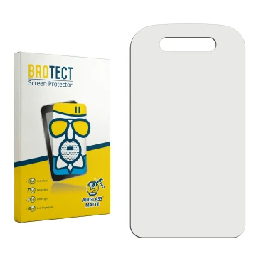 Front side of a product packaging with the brand logo BROTECT. Next to it is the corresponding screen protector.