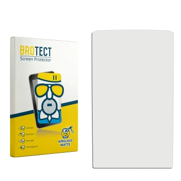 Front side of a product packaging with the brand logo BROTECT. Next to it is the corresponding screen protector.