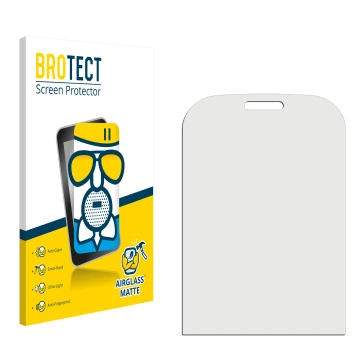 Front side of a product packaging with the brand logo BROTECT. Next to it is the corresponding screen protector.