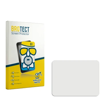Front side of a product packaging with the brand logo BROTECT. Next to it is the corresponding screen protector.
