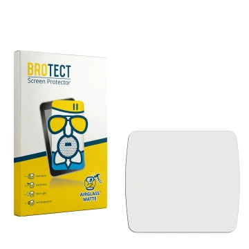 Front side of a product packaging with the brand logo BROTECT. Next to it is the corresponding screen protector.