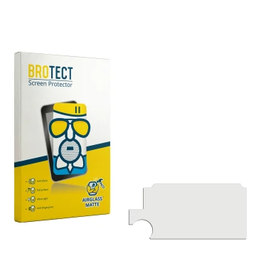 Front side of a product packaging with the brand logo BROTECT. Next to it is the corresponding screen protector.