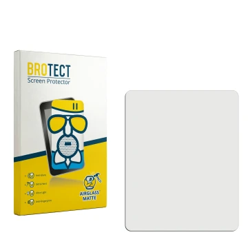 Front side of a product packaging with the brand logo BROTECT. Next to it is the corresponding screen protector.