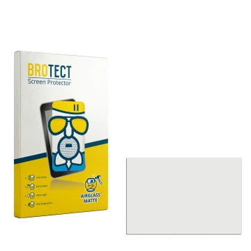Front side of a product packaging with the brand logo BROTECT. Next to it is the corresponding screen protector.
