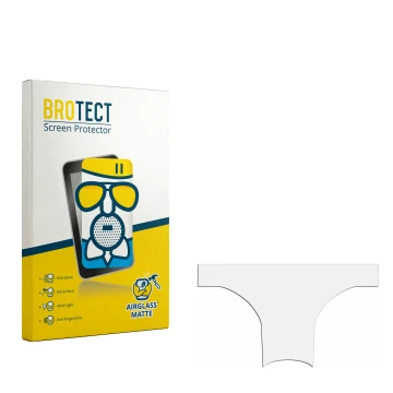 Front side of a product packaging with the brand logo BROTECT. Next to it is the corresponding screen protector.