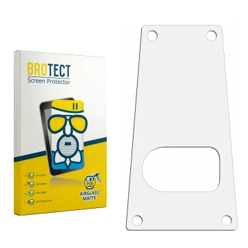 Front side of a product packaging with the brand logo BROTECT. Next to it is the corresponding screen protector.