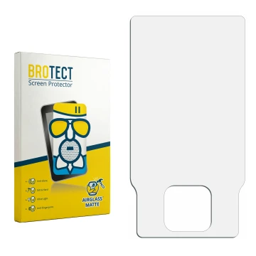 Front side of a product packaging with the brand logo BROTECT. Next to it is the corresponding screen protector.