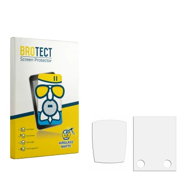 Front side of a product packaging with the brand logo BROTECT. Next to it is the corresponding screen protector.