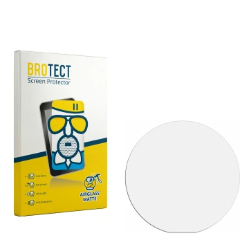Front side of a product packaging with the brand logo BROTECT. Next to it is the corresponding screen protector.