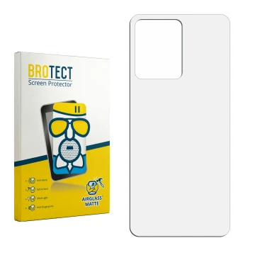Front side of a product packaging with the brand logo BROTECT. Next to it is the corresponding screen protector.