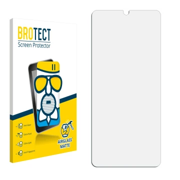 Front side of a product packaging with the brand logo BROTECT. Next to it is the corresponding screen protector.