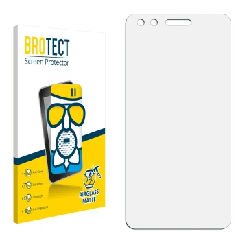 Front side of a product packaging with the brand logo BROTECT. Next to it is the corresponding screen protector.