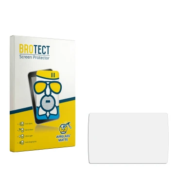 Front side of a product packaging with the brand logo BROTECT. Next to it is the corresponding screen protector.