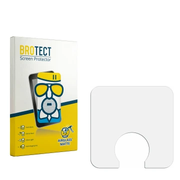 Front side of a product packaging with the brand logo BROTECT. Next to it is the corresponding screen protector.