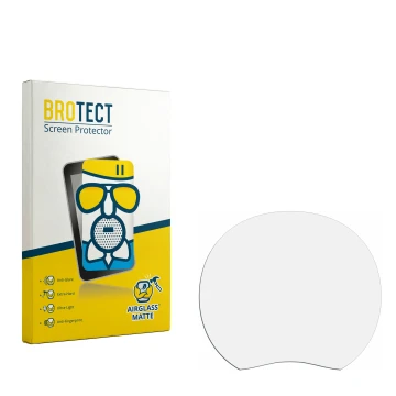 Front side of a product packaging with the brand logo BROTECT. Next to it is the corresponding screen protector.