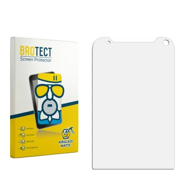 Front side of a product packaging with the brand logo BROTECT. Next to it is the corresponding screen protector.