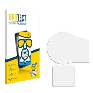 Front side of a product packaging with the brand logo BROTECT. Next to it is the corresponding screen protector.