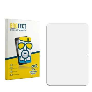 Front side of a product packaging with the brand logo BROTECT. Next to it is the corresponding screen protector.