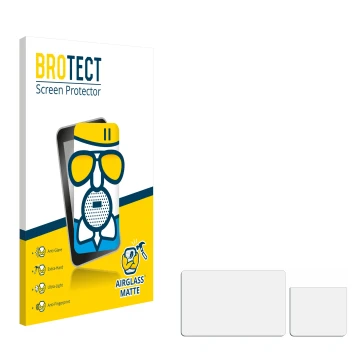 Front side of a product packaging with the brand logo BROTECT. Next to it is the corresponding screen protector.