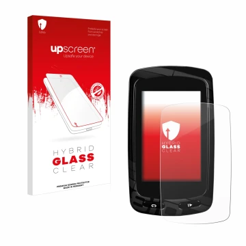 Front side of a product packaging with the brand logo upscreen. Next to it is the device Garmin Edge 810 shown with the corres