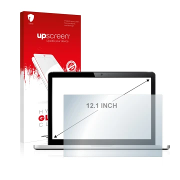 Front side of a product packaging with the brand logo upscreen. Next to it is the device shown with the corresponding screen p