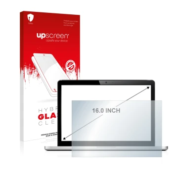 Front side of a product packaging with the brand logo upscreen. Next to it is the device shown with the corresponding screen p