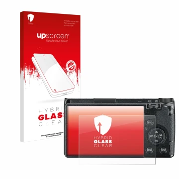 Front side of a product packaging with the brand logo upscreen. Next to it is the device Ricoh GR III 2019 R02010 shown with t