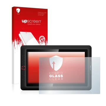 Front side of a product packaging with the brand logo upscreen. Next to it is the device XP-Pen Artist 15.6 Pro shown with the