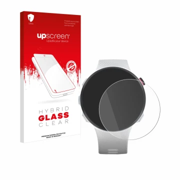 Front side of a product packaging with the brand logo upscreen. Next to it is the device Garmin Forerunner 45S shown with the 